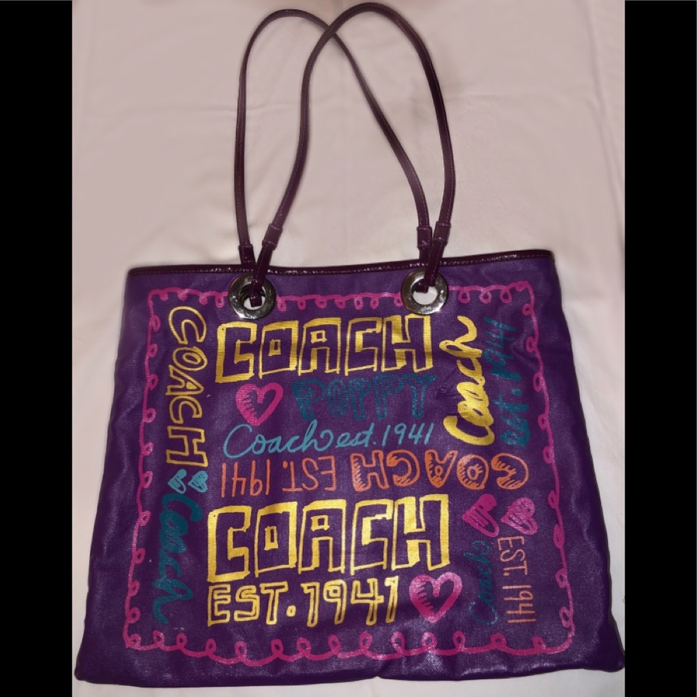 Coach Evie Poppy tote